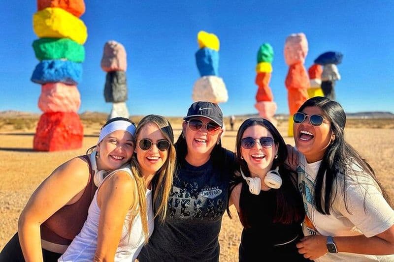 Visite à pied du barrage Hoover avec les sept montagnes magiques et le panneau Vegas