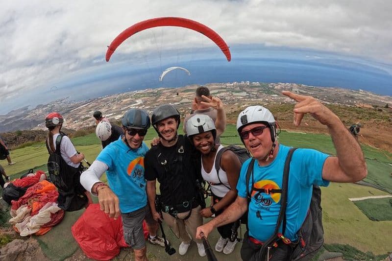 Parapente Premium à Tenerife : photos, vidéos et prise en charge incluses