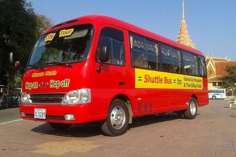 Circuit en bus à arrêts multiples à Phnom Penh, y compris les Killing Fields