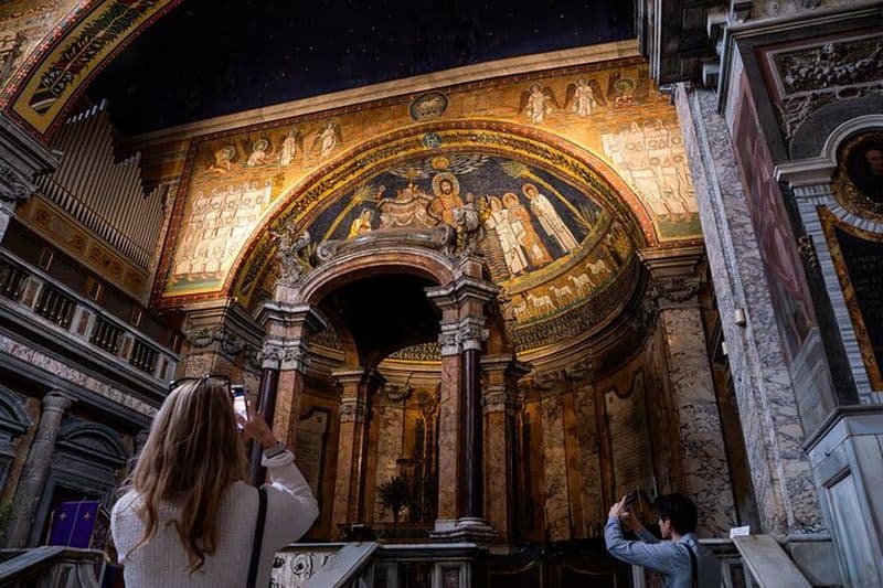 Billet Chefs-d'œuvre en mosaïque de Rome Histoires sacrées dans la Ville éternelle