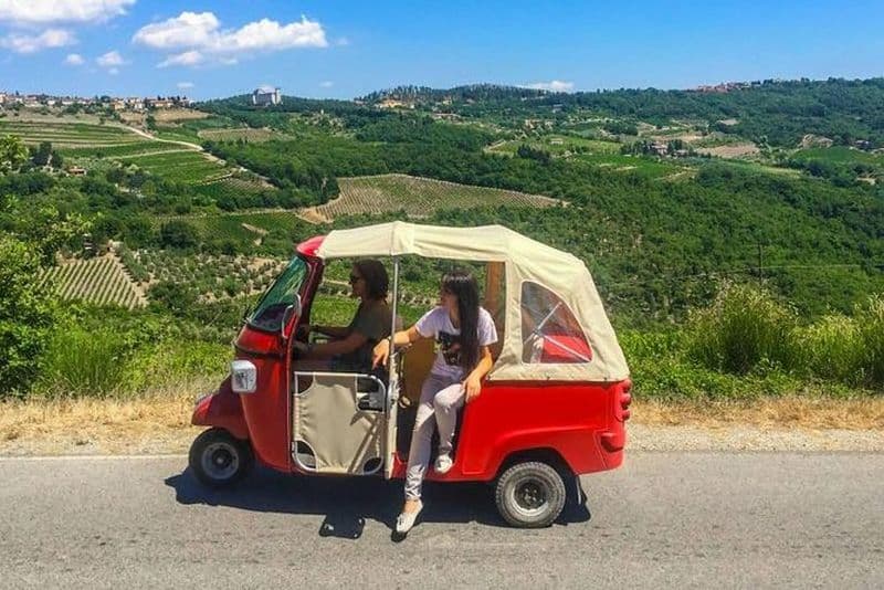 Visite privée de Tuk Tuk dans le Chianti au départ de Florence