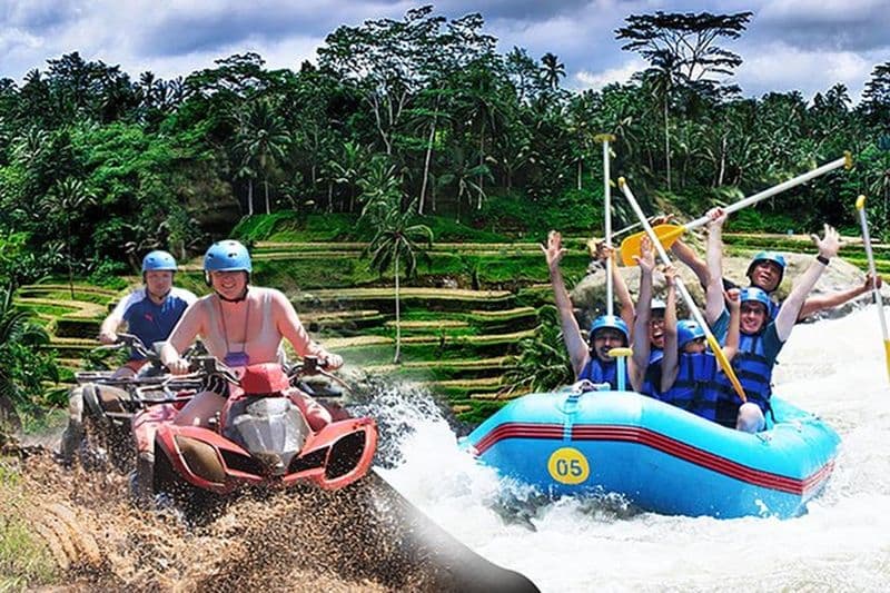 Balade en VTT à Bali et Rafting en eau vive