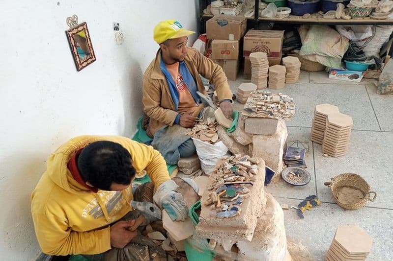 Atelier de mosaïque et visite touristique / voiture