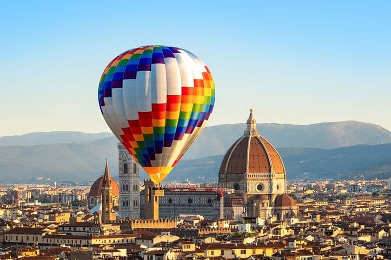 Vol en montgolfière au-dessus de Florence