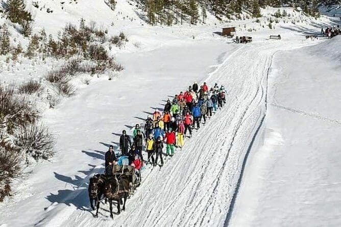 Excursion à ski dans la vallée cachée