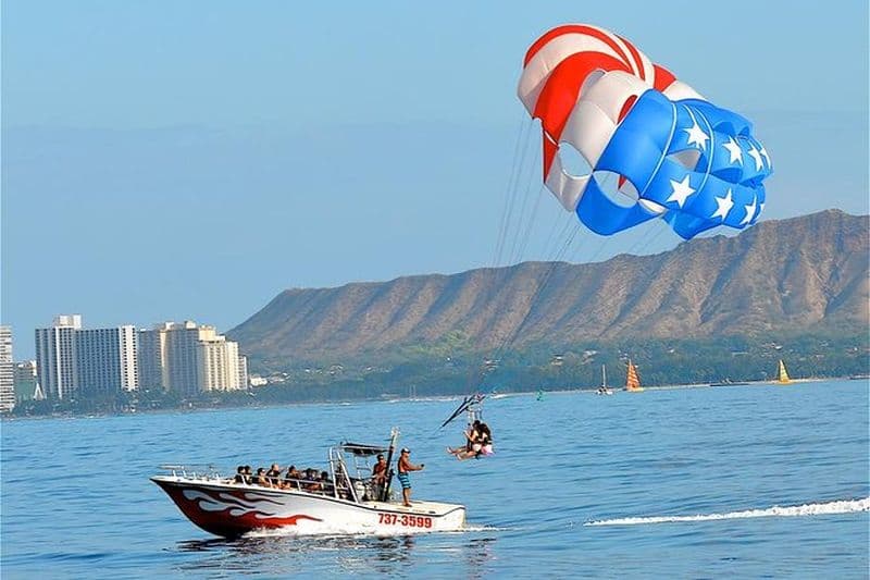 Billet N°1 du parachute ascensionnel à Waikiki avec X-treme Parasail, HI.