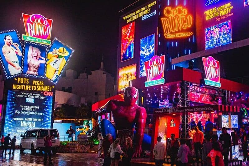 Billet Cancun Coco Bongo Show Bar & Disco