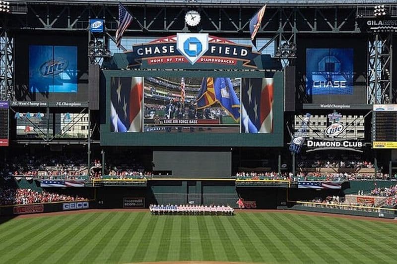 Billet de match de baseball des Diamondbacks de l'Arizona au Chase Field