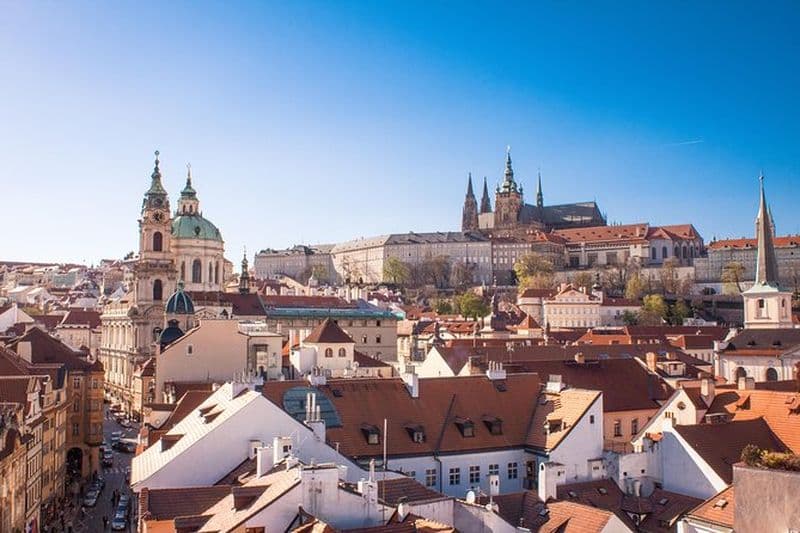 Prague Visite à pied de 3 heures l'après-midi, y compris le château de Prague
