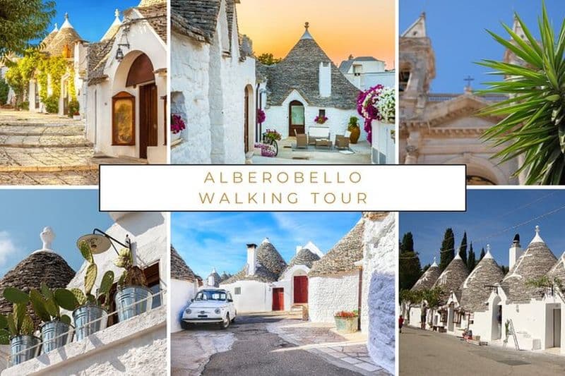 Alberobello : visite à pied de 2 heures en groupe ou privée et dégustation de plats