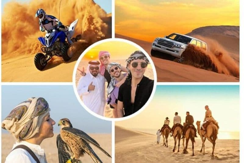 Billet Doha: Quad, Dune Bashing, promenade à dos de chameau et tour en mer intérieure