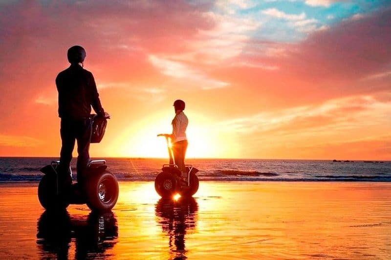 Visite en Segway au coucher du soleil sur la plage