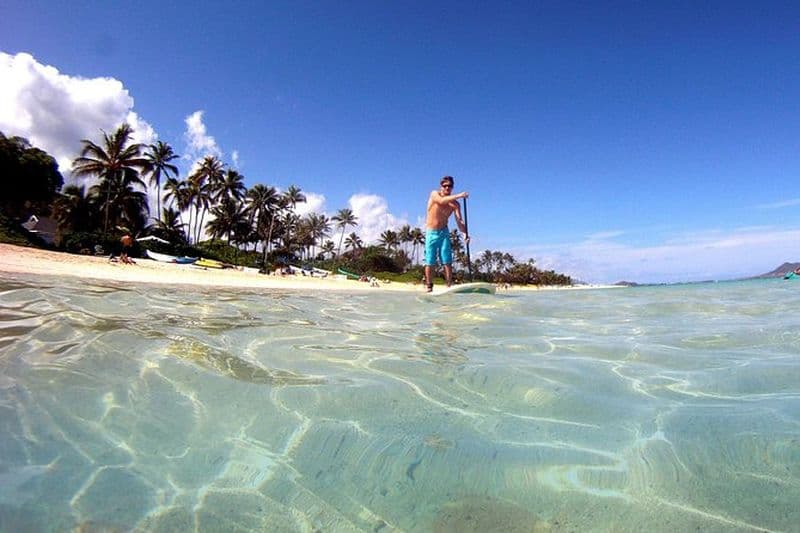 Leçon de stand up paddle à Kailua