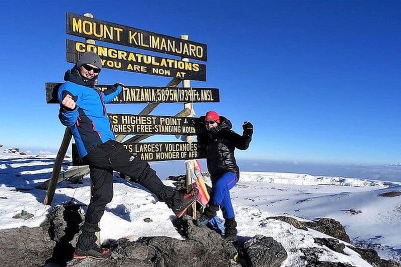 6 jours d'escalade du Kilimandjaro via la route Marangu