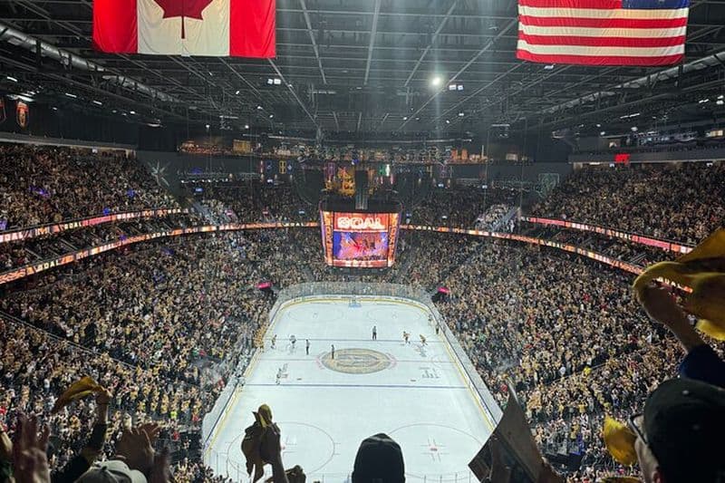 Match de hockey sur glace des Golden Knights de Vegas au T-Mobile Arena