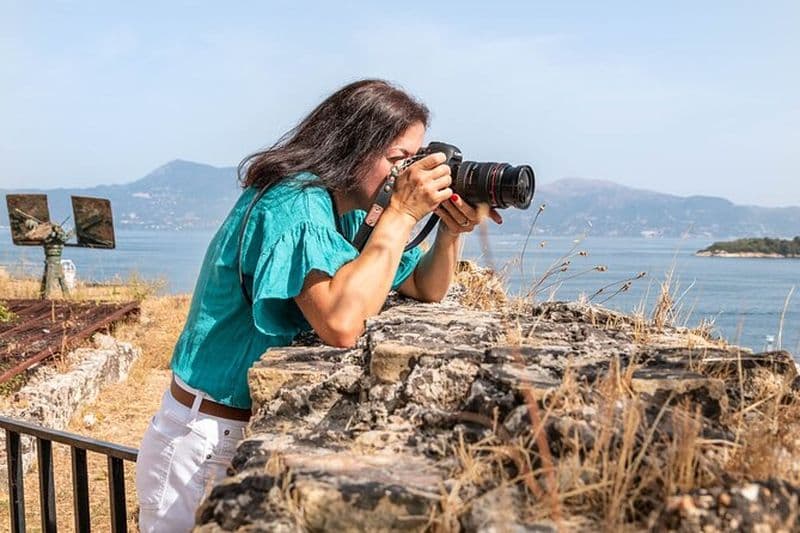 Visite privée de l'atelier de photographie sur l'île de Corfou
