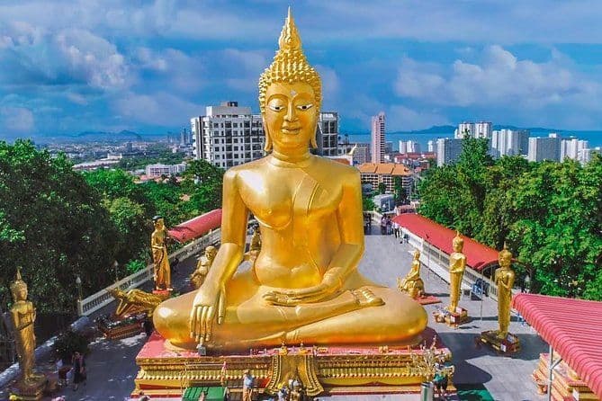 Billet Point de vue de Pattaya, Big Buddha et marché flottant avec déjeuner