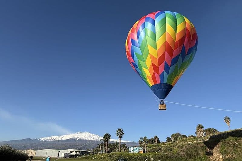 Billet Vol en montgolfière vers le centre de la Sicile ou l'Etna