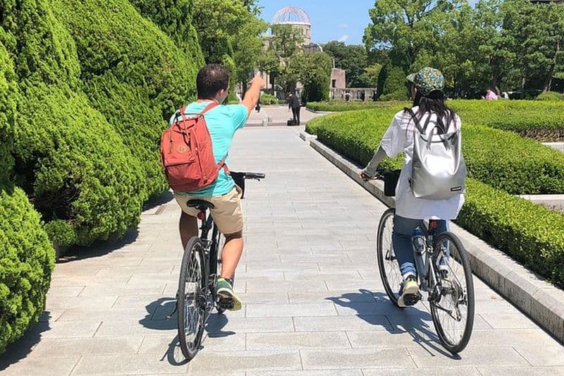 Billet Hiroshima en quelques mots: aventure à vélo le matin
