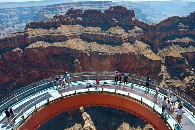 Billet Visite en bus du Grand Canyon West avec barrage Hoover et Skywalk en option