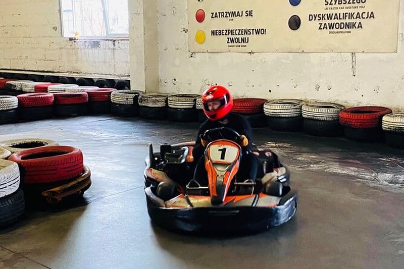 Billet Karting Krakow 3x8min / pp + transfert aller-retour