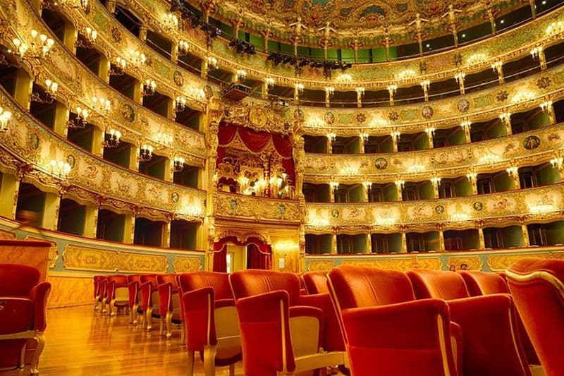 Visite du Teatro La Fenice à Venise