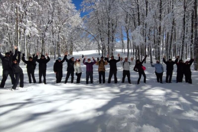 Randonnée en raquettes sur le Monte Arioso