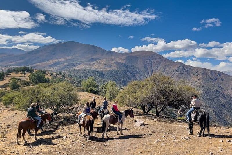 Billet Aventure authentique dans les Andes : équitation privée, fromage et vin