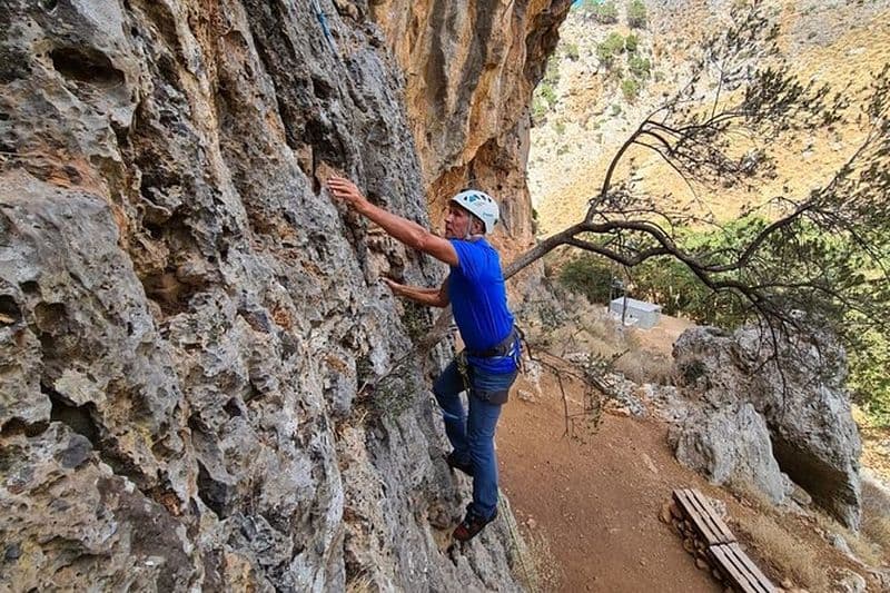 Billet Escalade avec un guide dans les gorges de La Canée Therisos