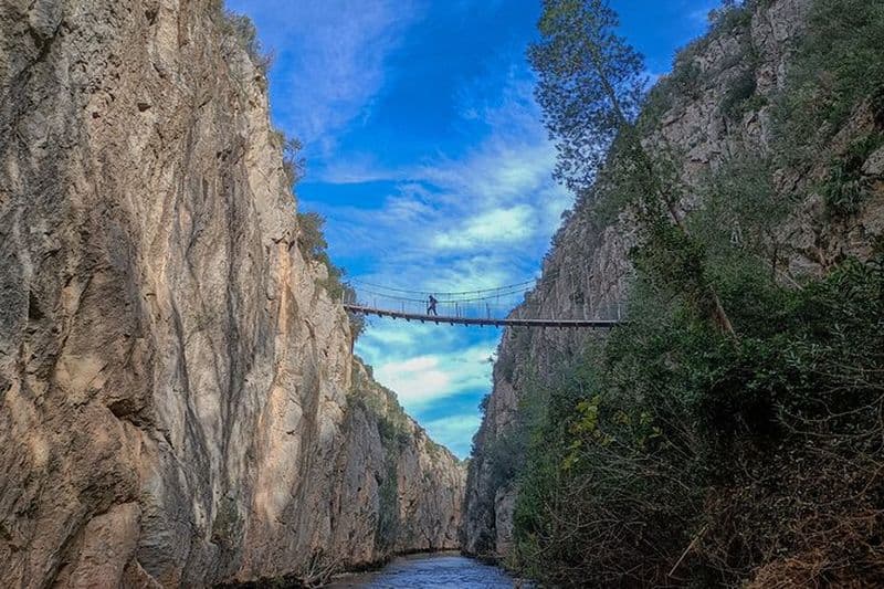 De Valence: Chulilla, Turia Canyon, Ponts suspendus...