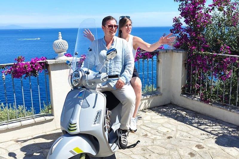 Billet Visite cachée de la Vespa de la côte amalfitaine, Tuk Tuk et Mozzarella Show