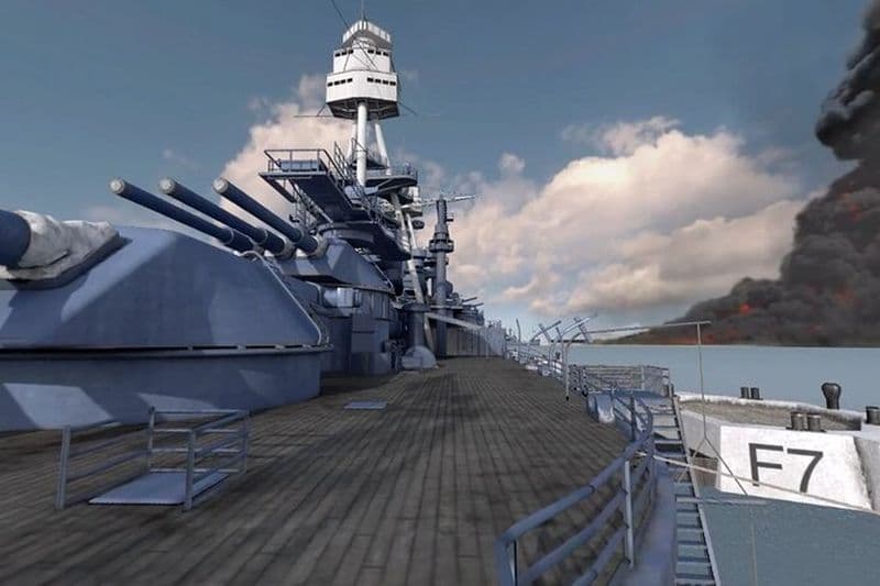 Billet Marchez sur le pont de l'expérience de réalité virtuelle USS Arizona