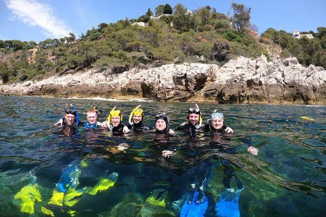 Excursion en bateau et snorkeling à Villefranche - sur - Mer
