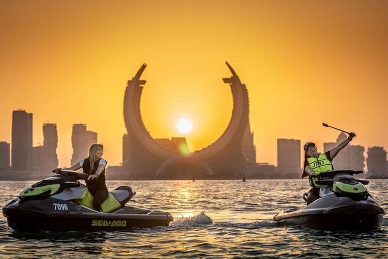 Doha Self Ride Jet Ski Experience avec prise en charge et retour
