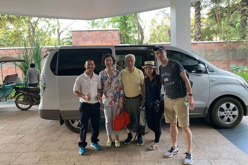 Taxi privé de Phnom Penh à Siem Reap - Chauffeurs anglophones