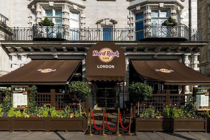 Billet coupe-file : Hard Rock Cafe London, Old Park Lane, repas compris