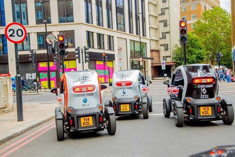 Visite privée de Londres en kart aux illuminations de Noël