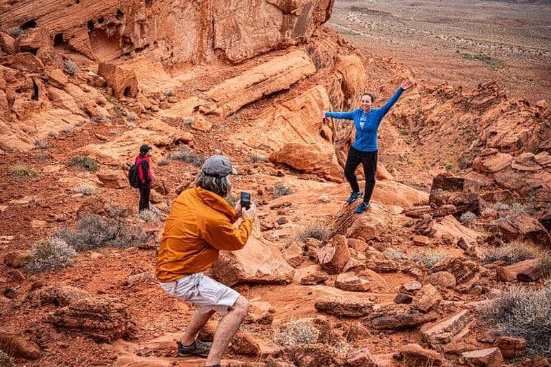 Aventure de randonnée à Las Vegas au canyon de Red Rock