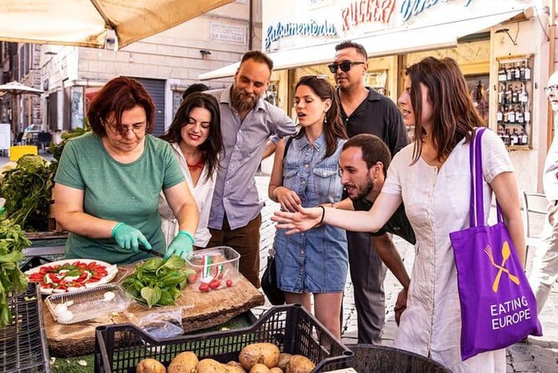 Visite gastronomique de la Rome éternelle : Campo de Fiori, ghetto juif, Trastevere