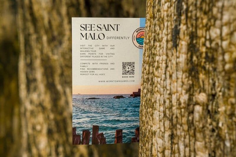 Billet Jeu interactif privé et visite à pied à Saint Malo