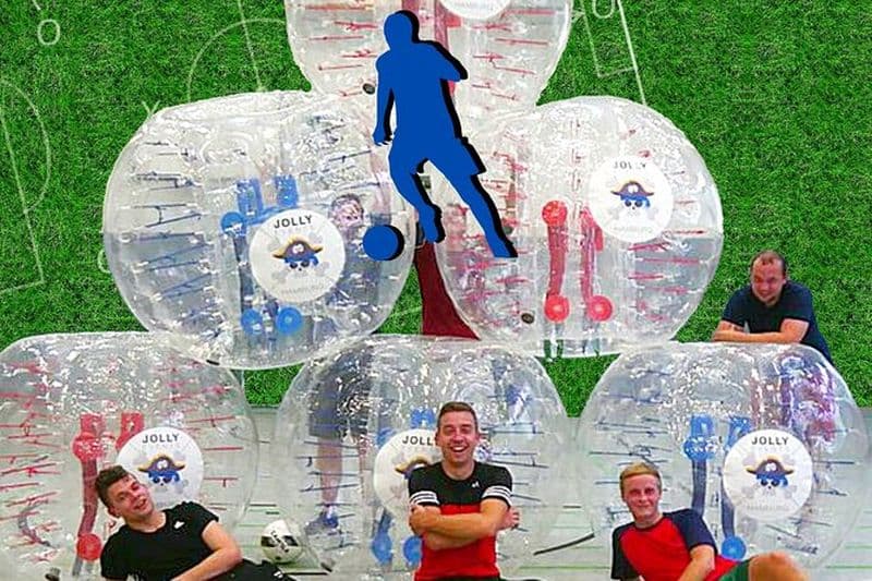 Bubble soccer avec garantie amusante et boissons (bière / vin mousseux)