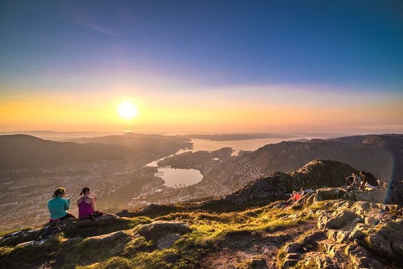 Billet Bergen la nuit: Visite du téléphérique du mont Ulriken & Floyen