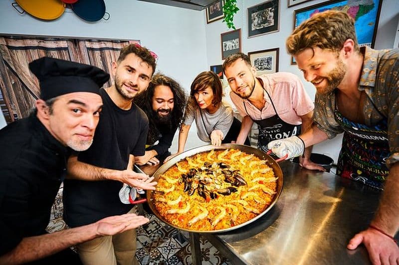 Billet Cours de cuisine Barcelone Paella avec visite du marché de La Boqueria