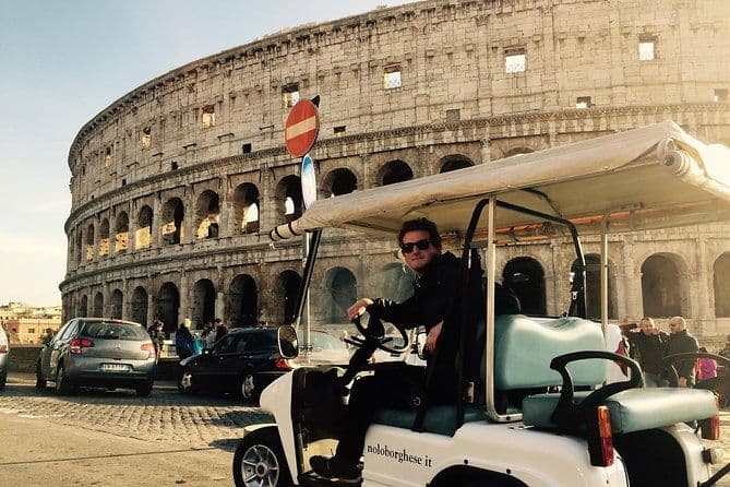 Billet Visite semi-privée de Rome en voiturette de golf Max 6 avec option privée
