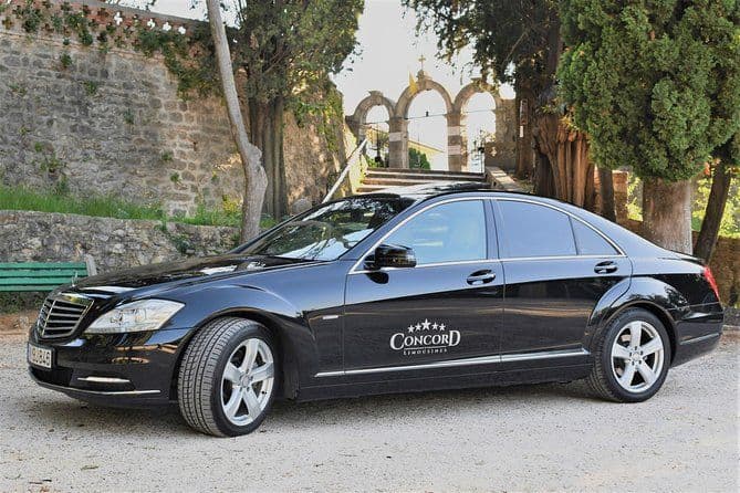 Transfert aéroport Tivat / Porto Monténégro à Budva / Sveti Stefan