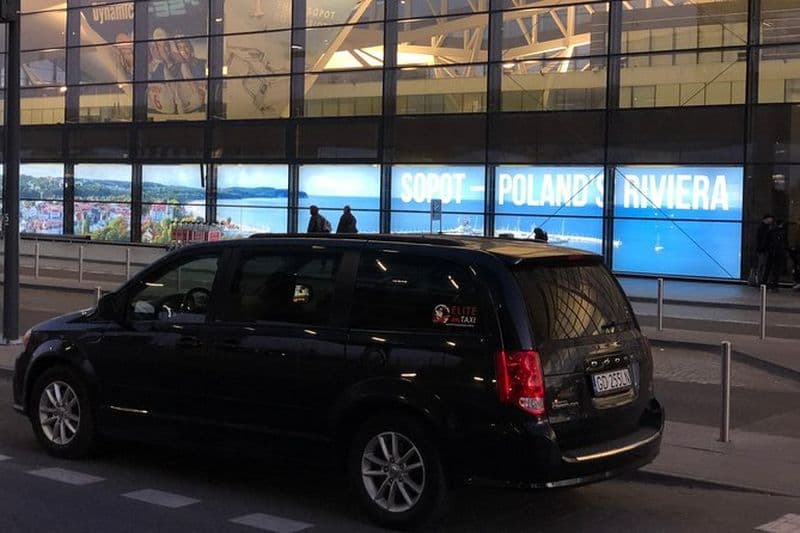 Billet Taxi de l'aéroport de Gdańsk au centre-ville (vieille ville de Gdańsk)