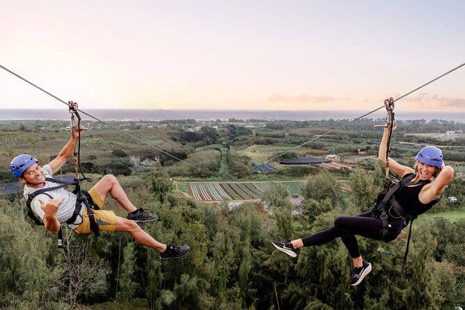 Billet 8 - Aventure de tyrolienne sur la côte nord d'Oahu