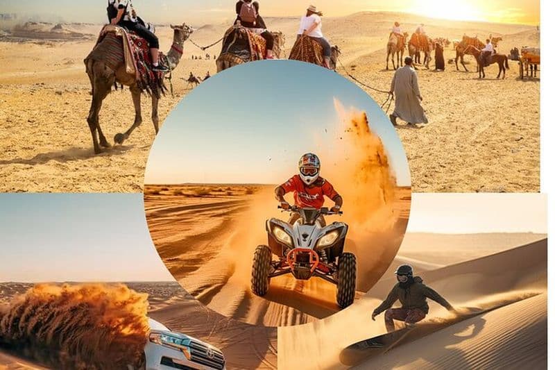 Doha Quad, Dune Bashing, promenade à dos de chameau et visite de la mer de l'île