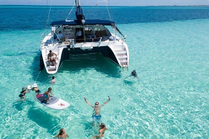 Puerto Morelos Secret Sandbar Catamaran Voile
