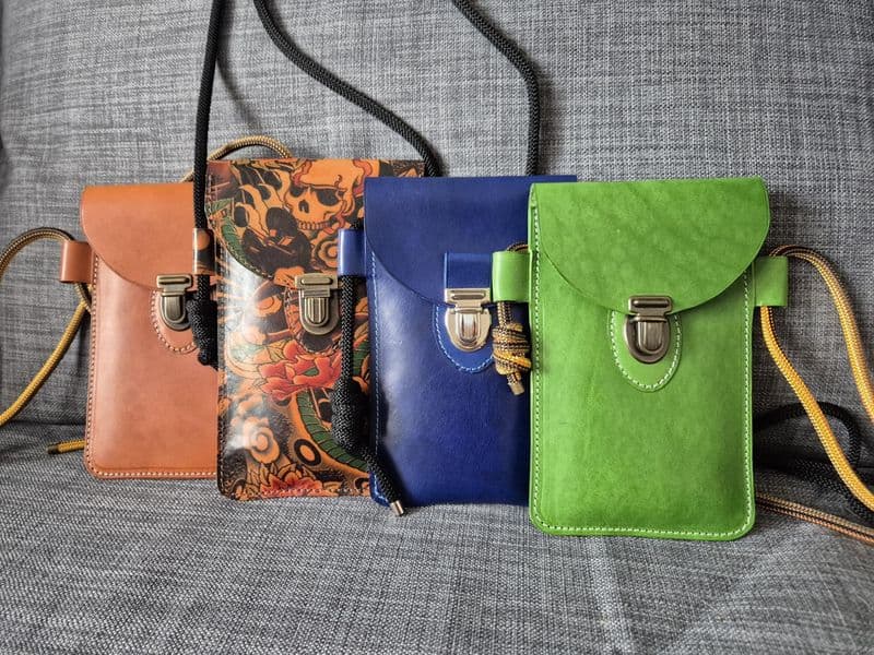 Fabriquez votre pochette à téléphone en cuir